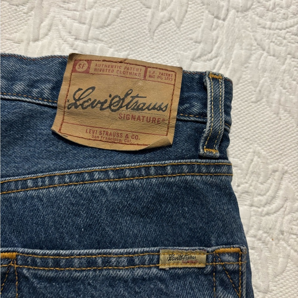 Signature by Levi Strauss and Co. jeans relaxed fit straight leg zipper W29 L30 - Picture 4 of 5